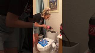 Wife pranks husband in most creative hilarious way EVER 😂 tonyandangel funnycouple prank [upl. by Lazos]