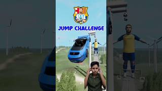 Cr7 vs Messi vs Mbappe Jump challenge beamngdrive​ shorts​ football​ fifa​ messi cr7 naymer [upl. by Schroer]