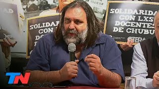 Crisis tensión y dos maestras muertas en Chubut  Baradel contra Arcioni y el Gobierno nacional [upl. by Nitnerb249]