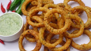 Crispy Potato RingsGarlic Potato RingsPotato Snacks By Recipes of the World [upl. by Amabelle695]