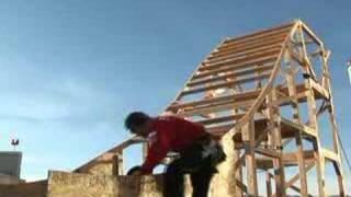 Building the ramp for Shane McConkeys skiBASE fump bobofest [upl. by Botsford]