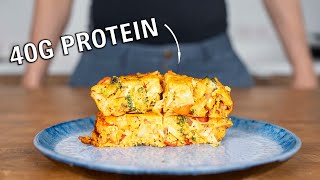 The BEST High Protein Egg Breakfast Ive ever made Frittata [upl. by Rufina]