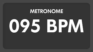 95 BPM  Metronome [upl. by Haleemak]