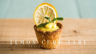 Lemon Curd Tart vegan ☆ レモンカードタルトの作り方 [upl. by Markowitz]