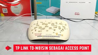 Cara Setting TP LINK TDW8151N Sebagai Access Point Supaya Berhasil [upl. by Letnoj]