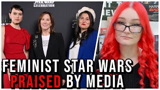 Media DAMAGE CONTROLS For Feminist Star Wars Rey Movie quotMisogynists Hate Sharmeen ObaidChinoyquot [upl. by Bertle]