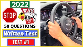 2022 DRIVING WRITTEN TEST PART 1Questions amp Answers for Drivers Licence [upl. by Bel353]