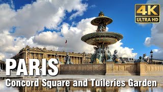 Concord Square and Tuileries Garden Paris [upl. by Adnaval]