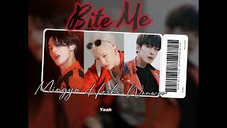 Mingyu Hoshi Wonwoo Bite Me——AI COVER 민규 호시 원우 [upl. by Adranoel]