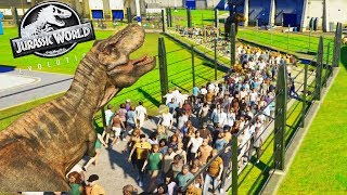 HUMANOS EN EL LABERINTO DE DINOSAURIOS  JURASSIC WORLD EVOLUTION [upl. by Nylram]