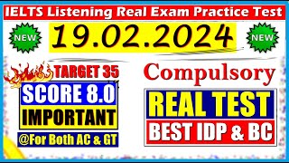 IELTS LISTENING PRACTICE TEST 2024 WITH ANSWERS  19022024 [upl. by Bergh722]