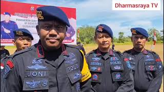 Dansat Brimob Polda Sumbar bersama BupatiDanyon C tanam jagung demi ketahanan pangan [upl. by Repohtsirhc361]