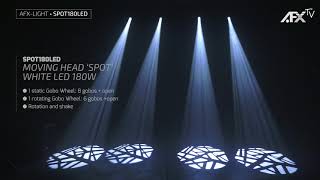 SPOT180LED  AFX Light [upl. by Aklam]