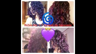 Dándole una segunda oportunidad a la violeta de genciana Cabello morado con violeta de genciana [upl. by Hadnama188]