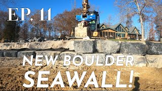 New Boulder Seawall Local Landscapers Weekly Episode 11 [upl. by Yelekreb438]