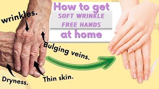 How to Stop AGING HANDS Reduce Wrinkles Dry Thinning skin Hand Massages and Home remedies [upl. by Akinert]