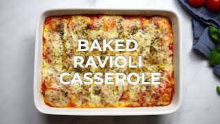 Baked Ravioli Casserole [upl. by Alyn713]