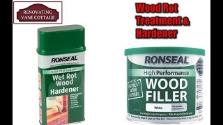 Wood Rot Treatment amp Filler  Wood Hardener amp Wood Filler 49 [upl. by Mellie]