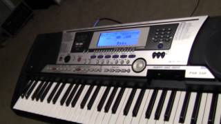 teclado yamaha psr 550 con ritmos latinos a la venta 843 367 1794 [upl. by Aramad291]