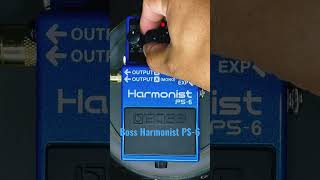 Boss Harmonist PS6 bosspedals ps6 stompbox guitareffects pitchshifting guitar [upl. by Hajile]