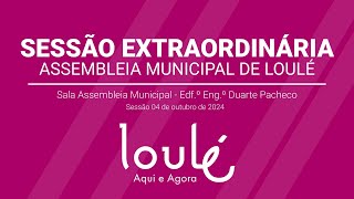 Sessão Extraordinária da Assembleia Municipal de Loulé [upl. by Icyac752]