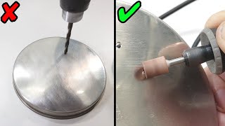 How to easily drill holes in stainless steel [upl. by Yeaton863]