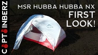 MSR Hubba Hubba NX 2 Person Tent First Look [upl. by Lenahc879]