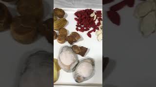 Chicken Soup Ingredients chinesesoup viralvideo abalone [upl. by Nguyen]