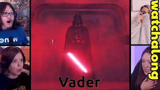 Darth Vaders Entrance  Rogue One A Star Wars Story 2016 Realtime First Time Movie Reactions [upl. by Laemaj77]