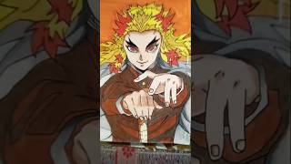 Rengoku drawing from demon slayer shorts demonslayer demon anime drawing rengoku [upl. by Hak]