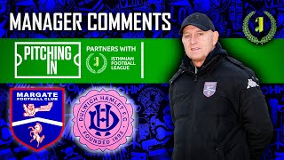 MANAGER COMMENTS LEAGUE  Dulwich Hamlet FC H  3rd February 2024 [upl. by Brindle]