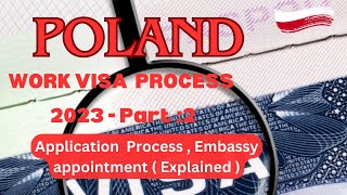 POLAND 🇵🇱 VISA EMBASSY APPOINTMENT  WORK PERMIT  Malayalam Poland Vlog [upl. by Lebaron]