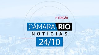 Câmara Rio Notícias  1ª Edição  24102024 [upl. by Irianat]