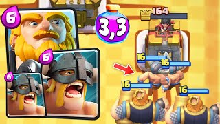 LE MEILLEUR DECK NO SKILL sur CLASH ROYALE  deux cartes toxiques [upl. by Kerat]