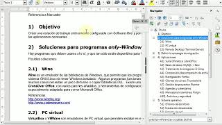 W2502 Trabajo con referencias cruzadas en LibreOffice Writer [upl. by Isteb]