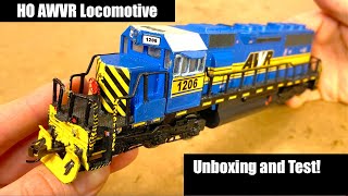 HO Scale Unstoppable Locomotive Unboxing  AWVR 1206 [upl. by Kingsbury]