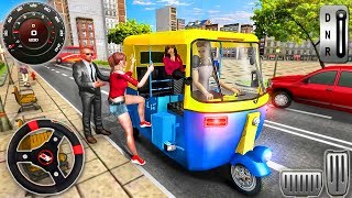 Modern Tuk Tuk Rickshaw Driving  City Mountain Auto Driver  Android GamePlay [upl. by Adnol]