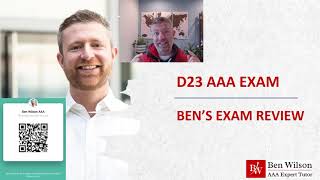 D23 AAA exam review [upl. by Ybhsa]