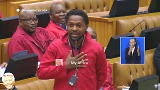 Very Funny Ndlozi Congratulates Baleka Mbete With Her Wedding [upl. by Ryun561]