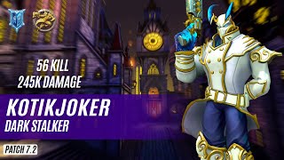 WOW 56 KILL 245K DAMAGE KotikJoker ANDROXUS PALADINS COMPETITIVE DIAMOND DARK STALKER [upl. by Murrell]