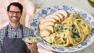 Easy Chicken Alfredo Recipe [upl. by Kussell22]