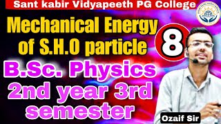 Differential equation of Simple harmonic oscillator and its solution BSc Physics 2nd year 3rd sem [upl. by Eniluqaj]