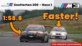 Snetterton 300 under 2 minutes  Kumho BMW Championship 2023 Race 1 [upl. by Naomi]