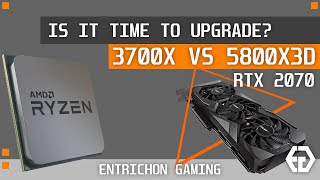 Is it time to upgrade 3700X VS 5800X3D with RTX 2070 PUBG [upl. by Sinnek]