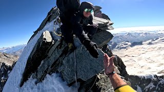 My Most Brutal Wingsuit Flight Ever  Täschhorn 4491m  Swiss [upl. by Assenat]