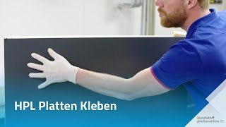 HPL Platten Kleben So gehen Sie vor  Kunststoffplattenonlinede [upl. by Altman]