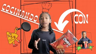 LA RECETA MÁS FAMOSA CON DORITOS Haciendo el ALMUERZO A MIS 10 AÑOS [upl. by Dilahk]