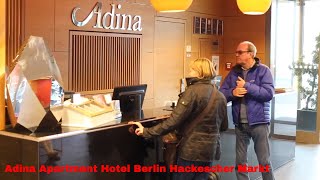 Ad Hosted  Room Tour of Adina Apartment Hotel Berlin Hackescher Markt  Mini Travellers [upl. by Llennyl291]