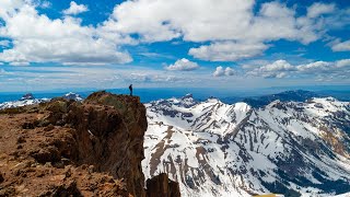 Uncompahgre Peak via the South Ridge  Colorado 14ers  4K  Cinematic Hike [upl. by Leasi]