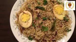 Easy egg rice  boiled egg fried rice  simple egg fried rice [upl. by Torrlow]